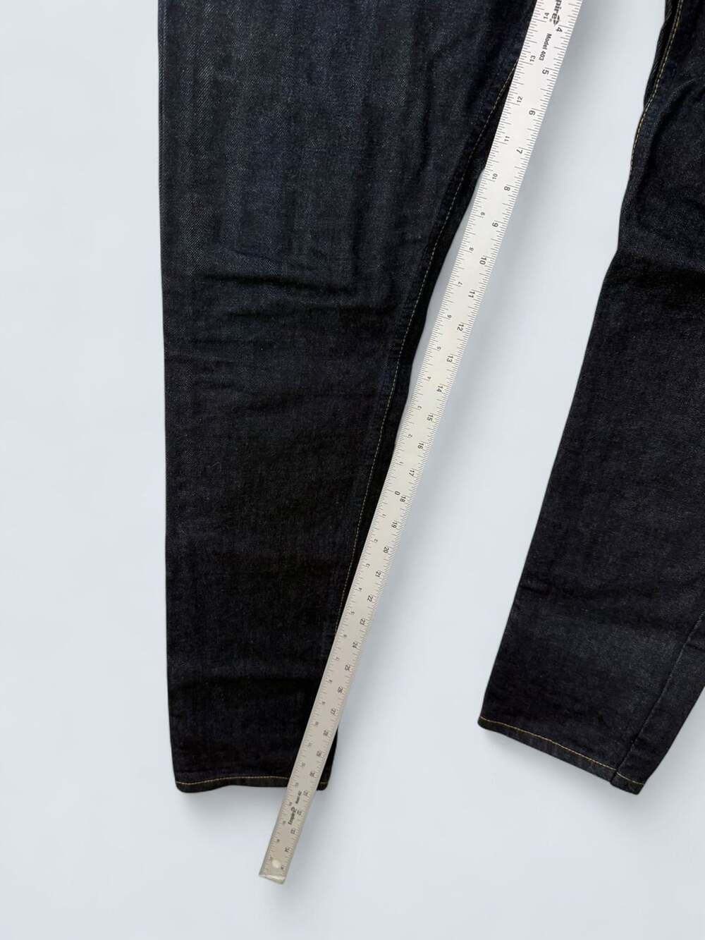 Brave Star Selvedge Denim Jeans Size 34 Indigo Raw Skinny - Picture 8 of 10